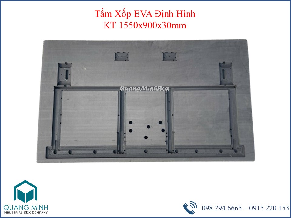 Tấm Xốp EVA ĐỊnh Hình KT 1550x900x30mm