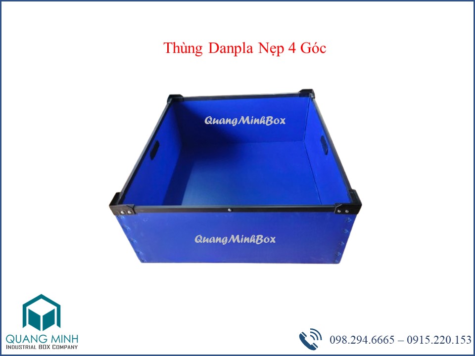 Thùng Nhựa Danpla Nẹp 4 Góc