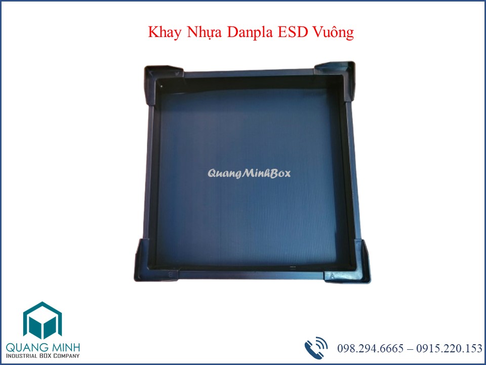 Khay Nhựa Danpla ESD Vuông