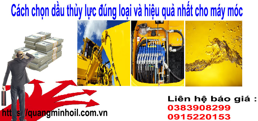 Cách chọn dầu thủy lực đúng loại và hiệu quả nhất cho máy móc